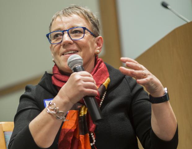 Dr. Catia Confortini speaks at the 2018 Ikeda Forum