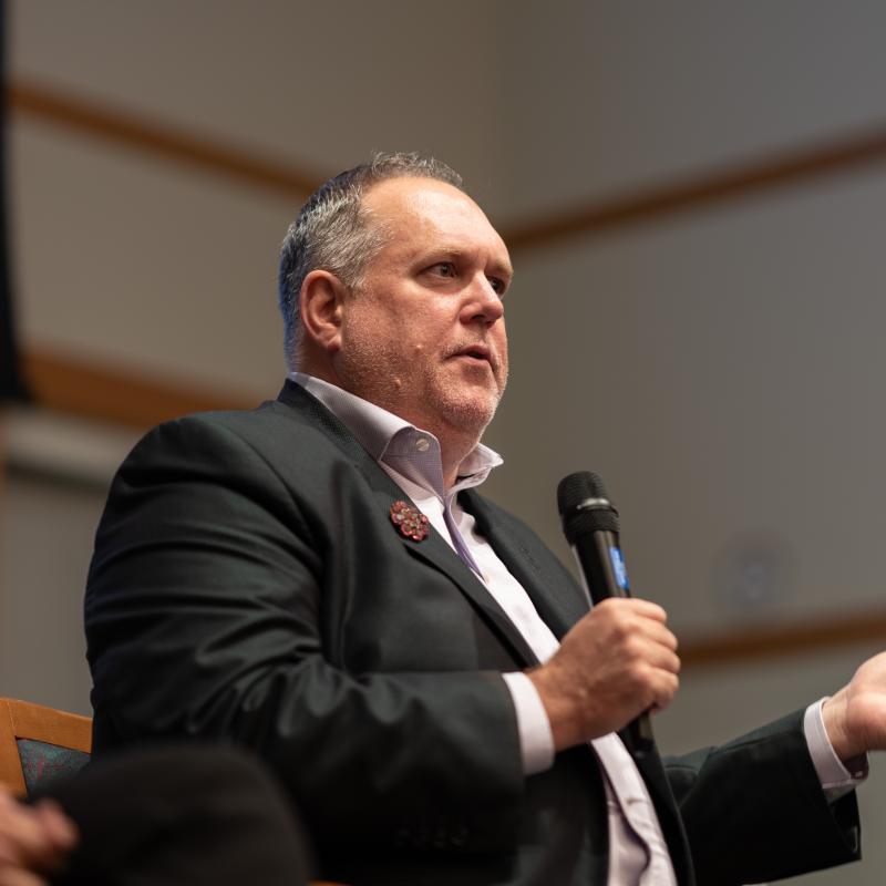 Dr. Tim McCarthy speaking at the 2026 Ikeda Forum