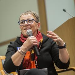 Dr. Catia Confortini speaks at the 2018 Ikeda Forum