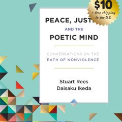 Book cover of Peace Justice and the Poetic Mind with sale sticker