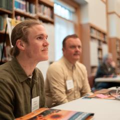 Brennan Tierney at the 2025 Educating for Peace Conference