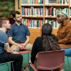 ICYC members engage in dialogue at the Ikeda Center