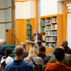 Dr. Ira Helfand speaking at the 2023 Voices of Hope Event