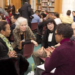 2012 Ikeda Forum participants engage in small group dialogue