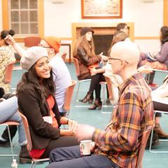 Paired dialogue during the March 2018 Dialogue Nights on learning to live together