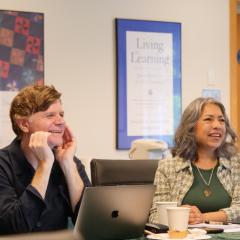 Candid shot of advisors at the 2025 Education Fellows Seminar