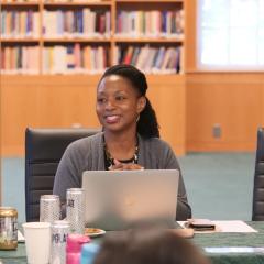 Candid shot of fellow at the 2025 Education Fellows Seminar