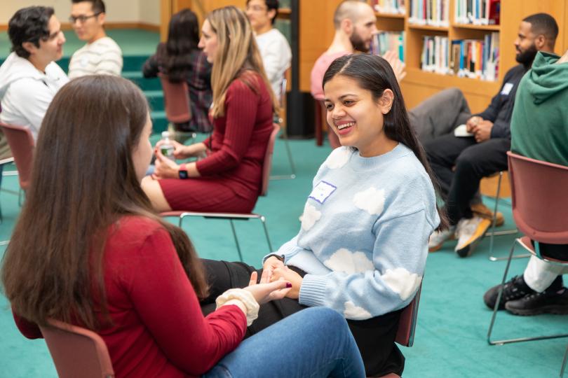 Paired icebreaker during the Dec 2023 Dialogue Nights