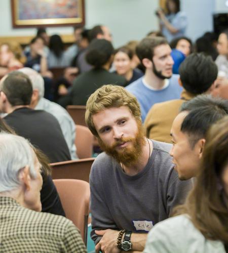 Participants engage in dialogue at the 2019 Ikeda Forum