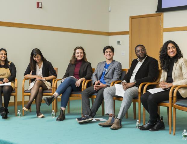 Youth presenters at the 2019 Ikeda Forum titled, Can Dialogue Save The World?