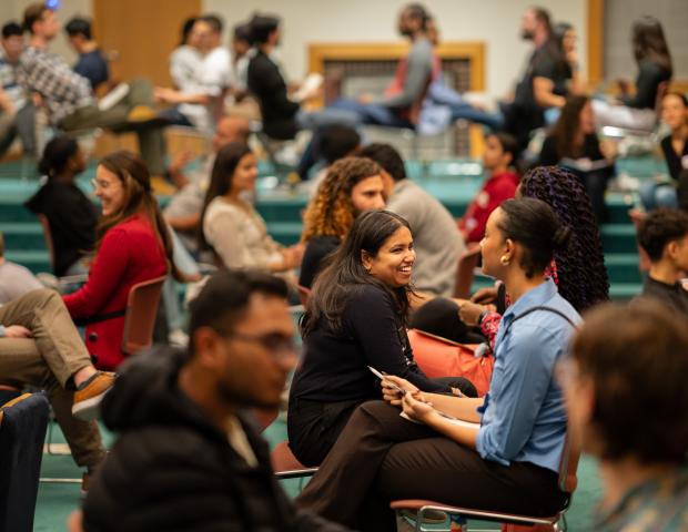 Participants engaging in dialogue at Dialogue Nights Lite