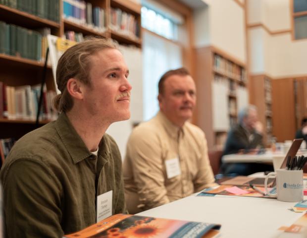 Brennan Tierney at the 2025 Educating for Peace Conference