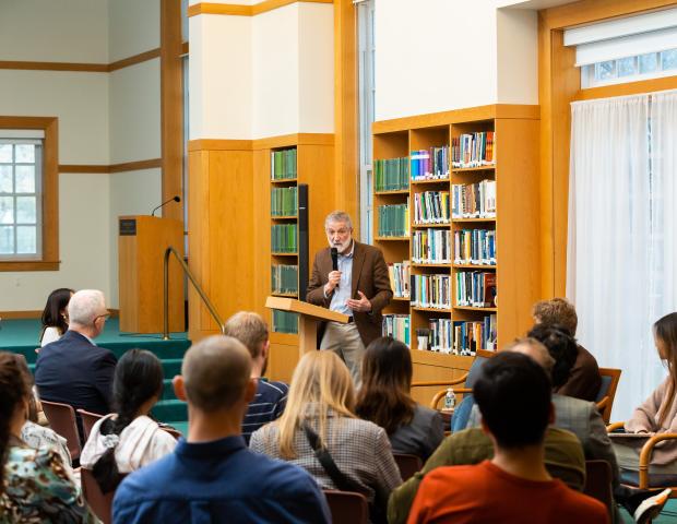 Dr. Ira Helfand speaking at the 2023 Voices of Hope Event