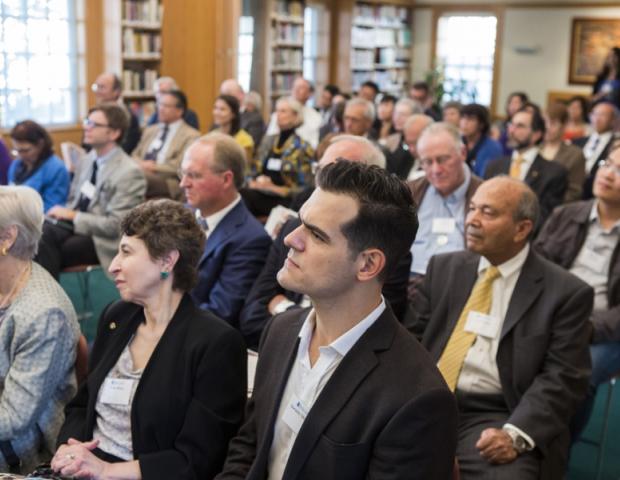 Audience at the 20th anniversary gathering