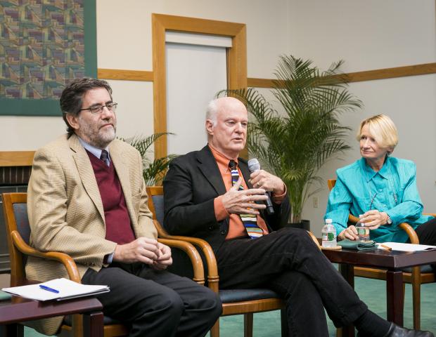 2014 Ikeda Forum Panelists seated on stage