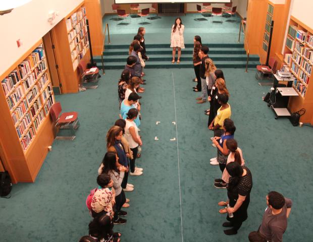 Icebreaker activity at first Dialogue Nights
