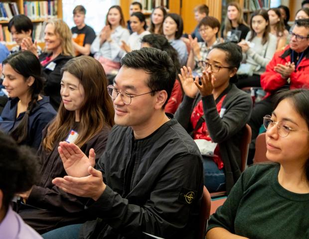 Audience clapping at 2023 Ikeda Forum