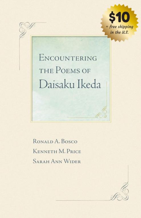 Book cover of Encountering the Poems with sale sticker