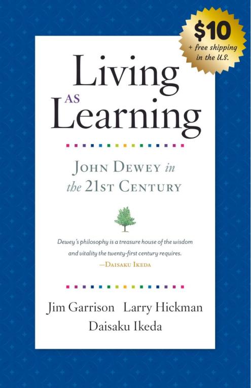 Book cover of Living as Learning with sale sticker