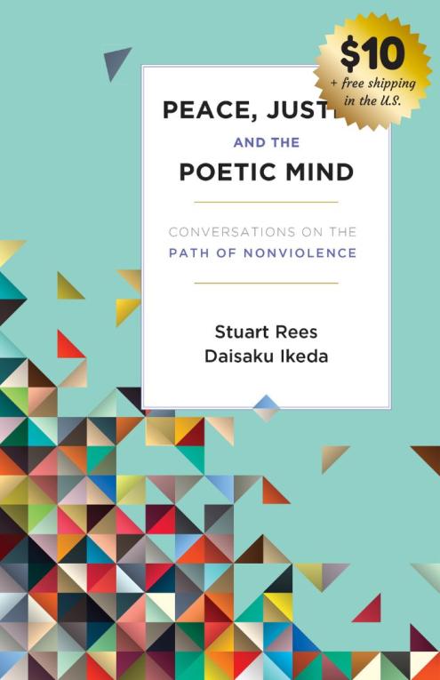 Book cover of Peace Justice and the Poetic Mind with sale sticker