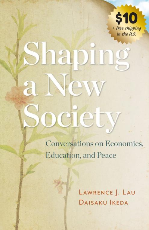 Book cover of Shaping a New Society with sale sticker