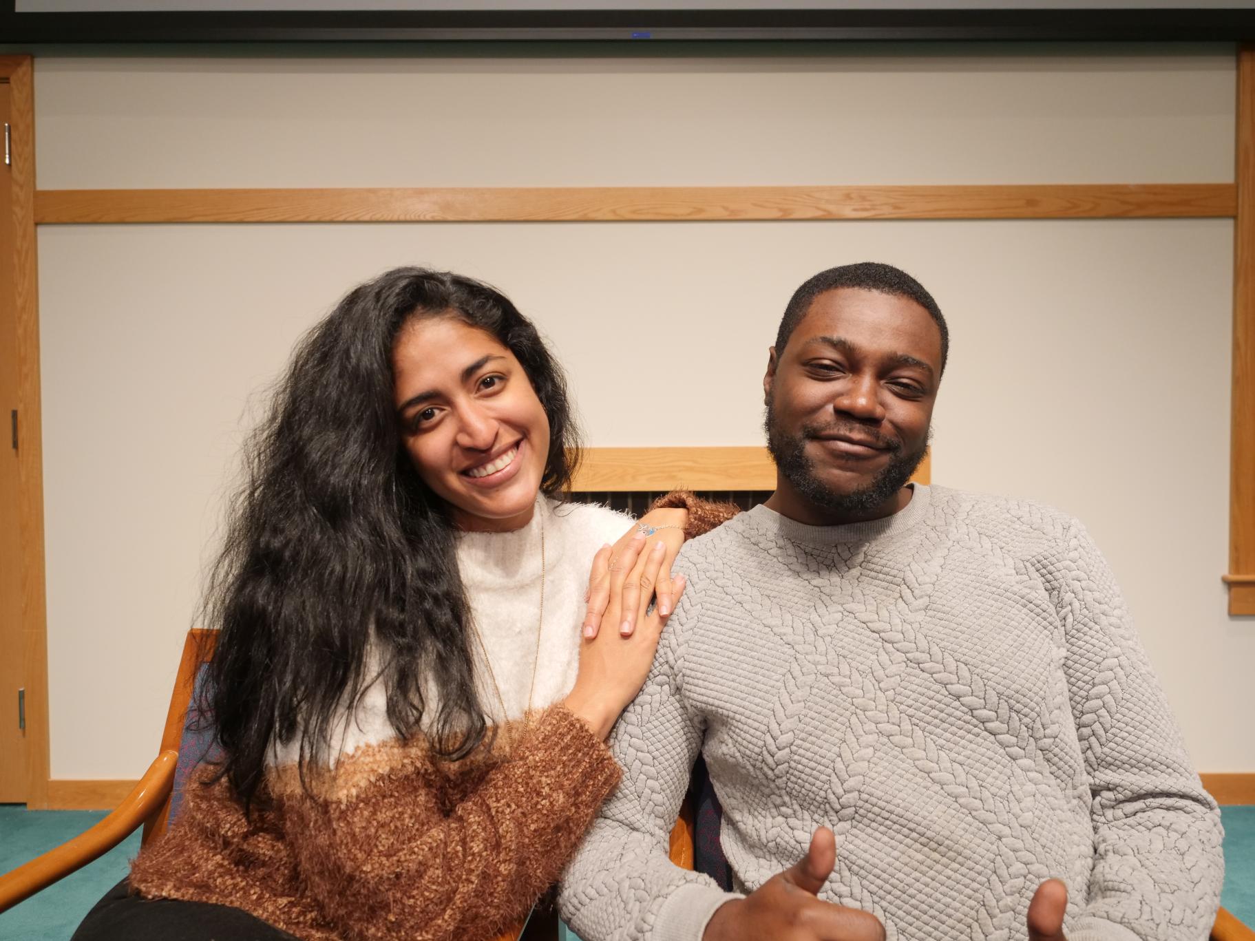 ICYC members Ana Pediet and Isaiah Moon