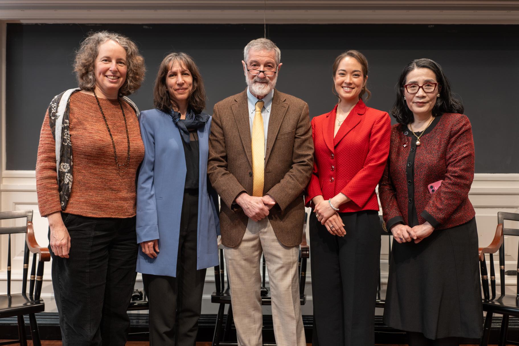Panelists for the 2025 Educating for Peace Event at Askwith Hall