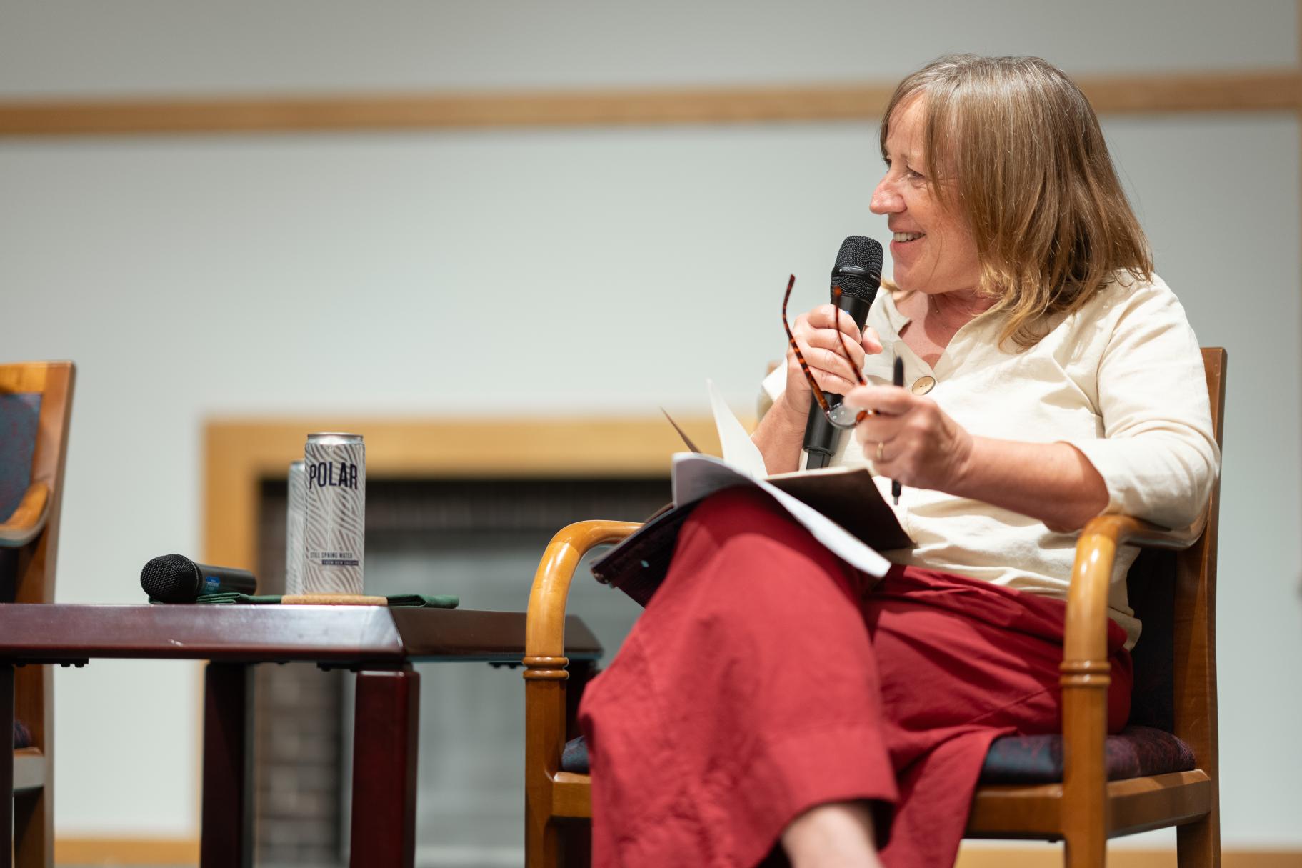 Dr. Catia Confortini speaking at the 2025 Ikeda Forum