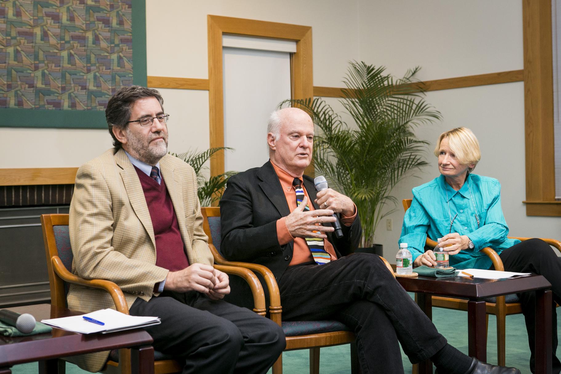 2014 Ikeda Forum Panelists seated on stage