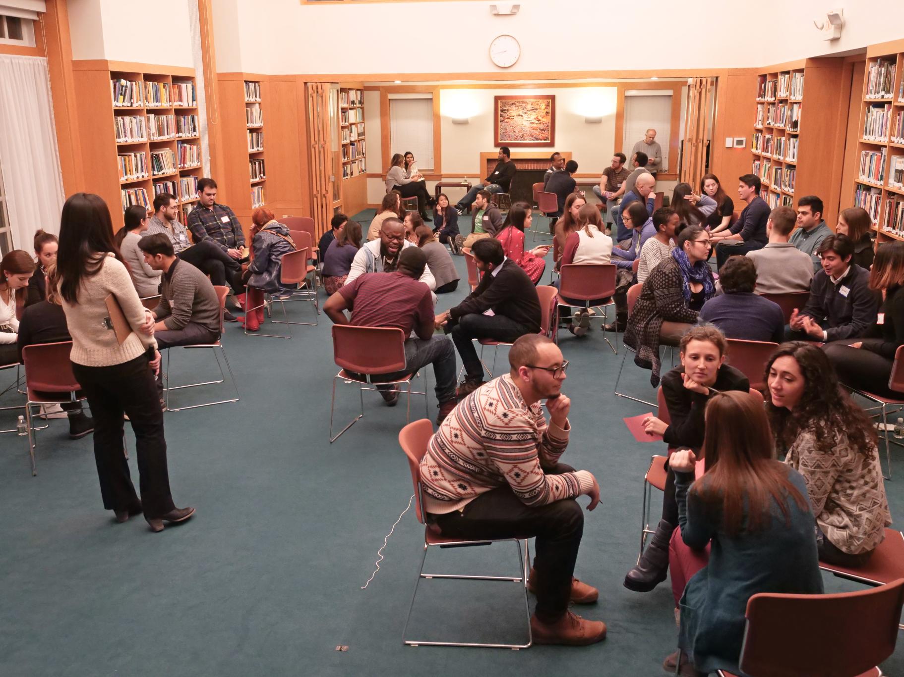 Breakout groups during the Jan 2019 Dialogue Nights on Failing Forward