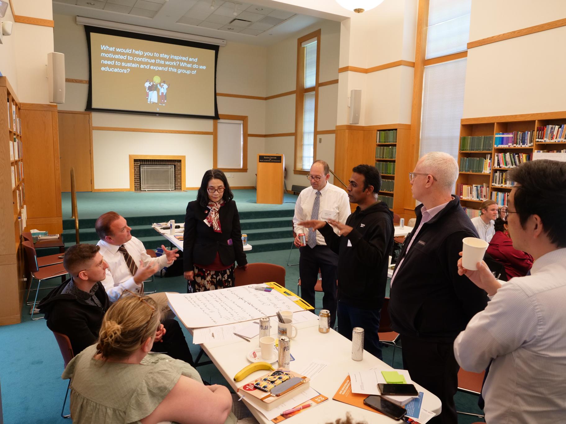 Day 2 Workshop at the 2025 Educating for Peace Conference