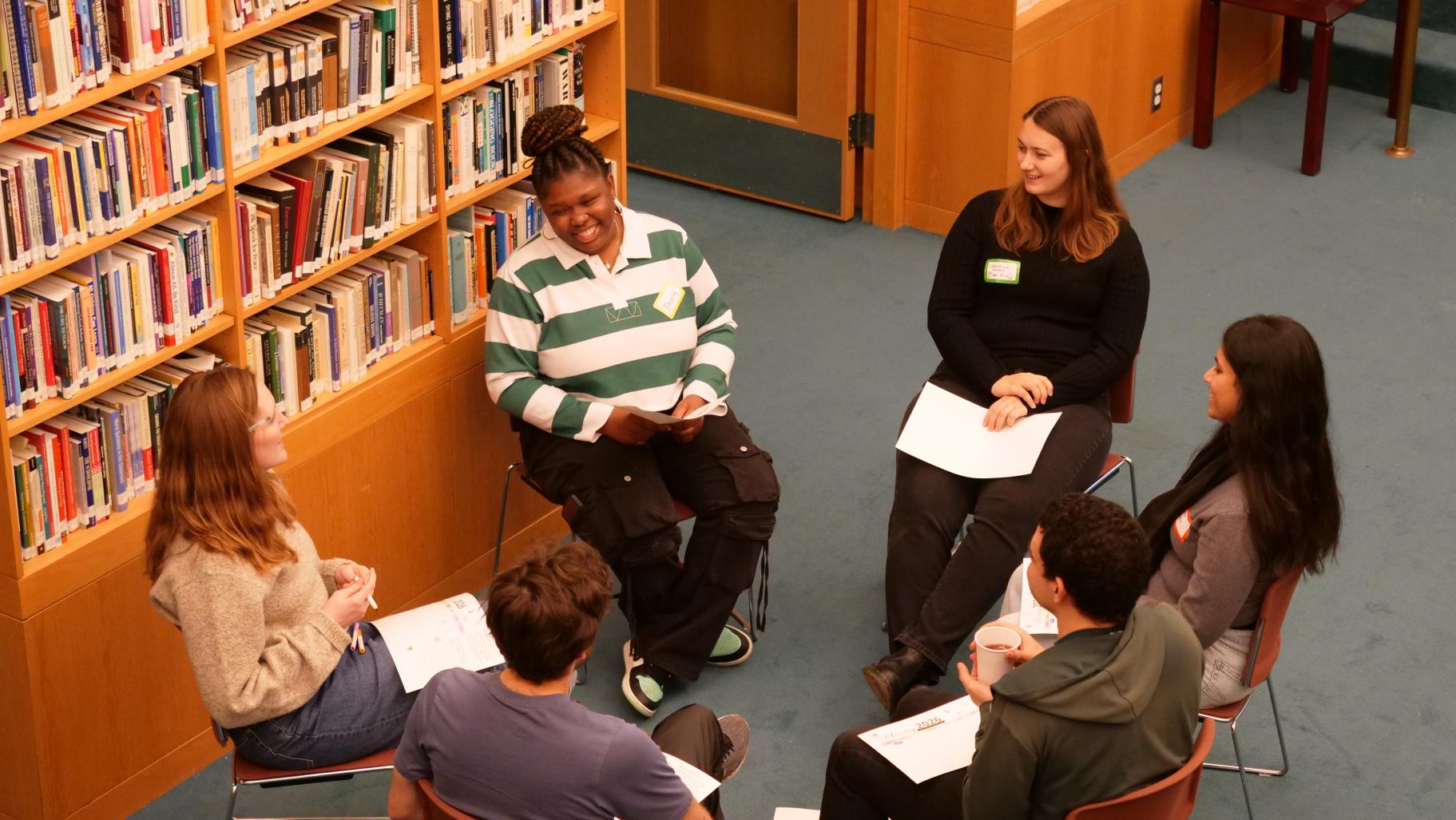 Small group discussion during the Jan 2026 Dialogue Nights