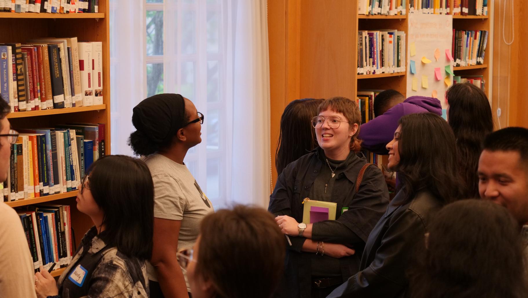 Gallery walk at the May 2026 Dialogue Nights