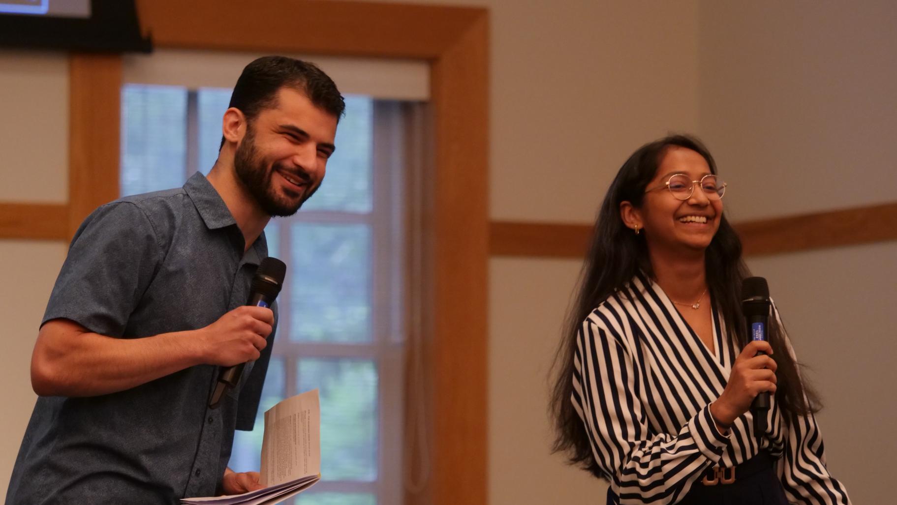 ICYC members Cam and Shreya at June 2026 DNL